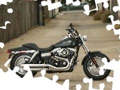 gas, Harley-Davidson Dyna Super Glide, shifter