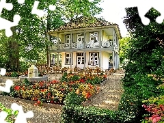 house, garden, Germany, Restaurant