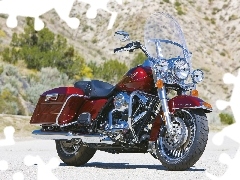 Harley Davidson Road King, Glass