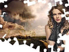 clouds, Taylor Swift, Gloves