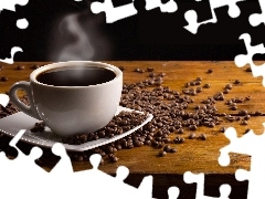 grains, coffee, cup
