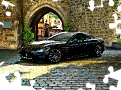 Black, maserati, Gran Turismo, Automobile