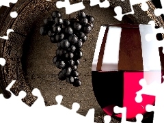 barrel, Wine, Grapes, glass