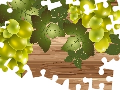 Art, green ones, Grapes