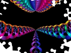 rainbow, abstraction, graphics, spirals