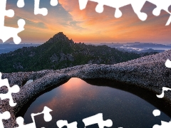 Jeolla South Province, South Korea, Mountains, Great Sunsets, Wolchulsan National Park