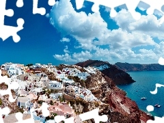 Greece, panorama, santorini