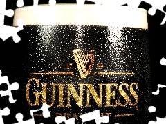 mug, beer, Guinness, dark