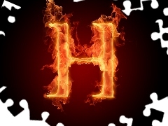 H, Big, fiery