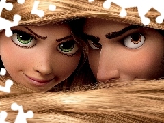 Tangled, Tangled, Flynn, Hair, Rapunzel