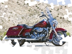 claret, Harley Davidson Road King