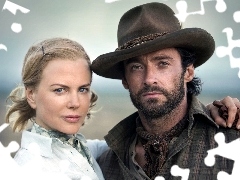 Hugh Jackman, hair, Hat, Nicole Kidman