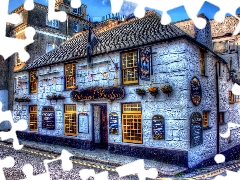 HDR, Admiral Benbow, Restaurant, Street, house