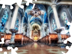 HDR, Church, interior