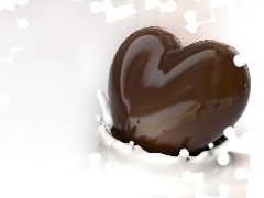 chocolate, Heart