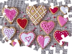 Cookies, hearts