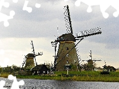 heirdom, Unesco, Netherlands, Kinderdijk, Windmills