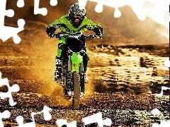 goggles, Kawasaki KX250F, helmet