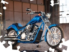 Blue, Honda VTX 1300CX Fury