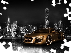 Hong Kong, Audi R8 Gold Chrome, 2015