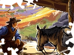 cowboy, Horse