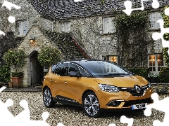 Yellow, 2016, house, Renault Scenic