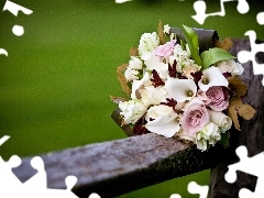 Hurdle, bouquet, flowers