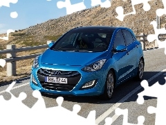 blue, Hyundai i30