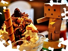 blur, Danbo, ice cream