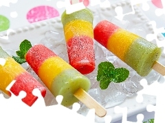 fruit, color, ice cream