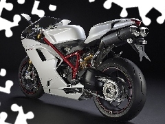 Ducati 1198s, White, Italian