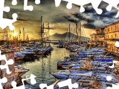 Harbour, Neapol, Italy, Boats