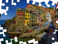 Italy, Houses, Riomaggiore