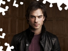 ian somerhalder, Leather, Jacked, actor