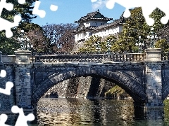 River, structures, Japan, bridge