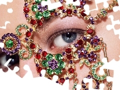 jewellery, eye, decoration