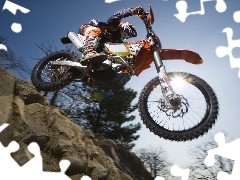 KTM 530 EXC-F, jump