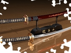 katana, sword, samurai