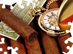 label, Cigars, Watch