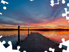 Great Sunsets, Platform, lake