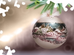 bauble, landscape