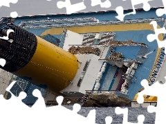 sinking, Costa Concordia, launch, cruise