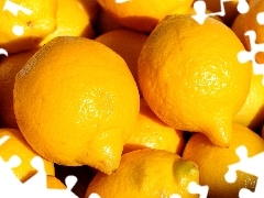 Yellow, lemons