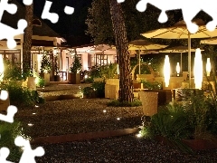 lighting, Restaurant, Garden