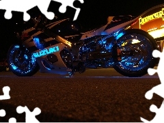 lighting, Motorbike, Suzuki