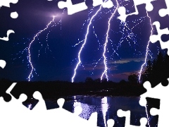 lightning, Storm, lightning