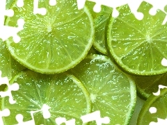 slices, limes