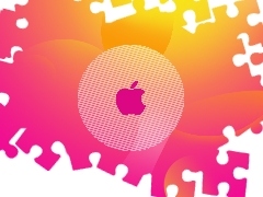 logo, Pink, Apple