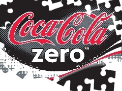 Coca, zero, logo, cola