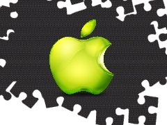 Apple, green ones, logo